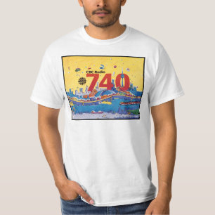 Camiseta Gráfico promocional CBC Radio 740 - 1980