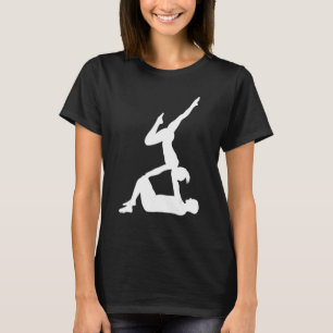 Camiseta Gráfico Retro Ginásio Ginástica Acrobata Acrobátic