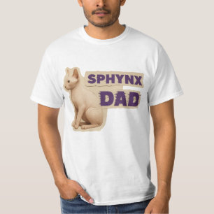 Camiseta Gráfico Retro para Dono de Gato Sphynx Vintage