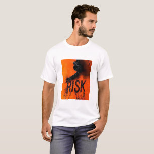 Camiseta Gráfico "RISCO" em Negrito com Corda — Distr Motiv