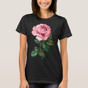 Camiseta Gráfico Rosa Premium Tri-blend