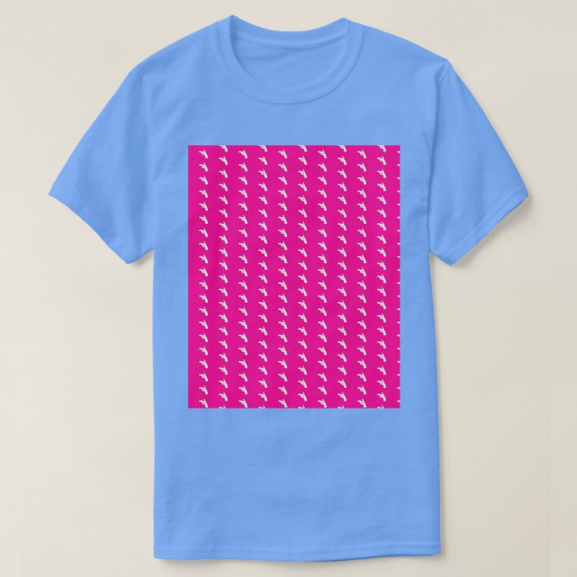 Camiseta Gráfico rosa quente (Frente do Design)