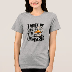 Camiseta Gráfico Sassy - Tee Inimpressionado Engraçado