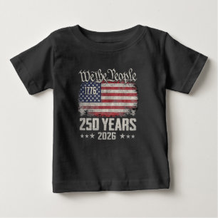 Camiseta Gráfico Semiquincentenário Patriótico 1776–2026