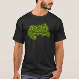 Camiseta Gráfico T do grafite do estilo do grafite antigo f