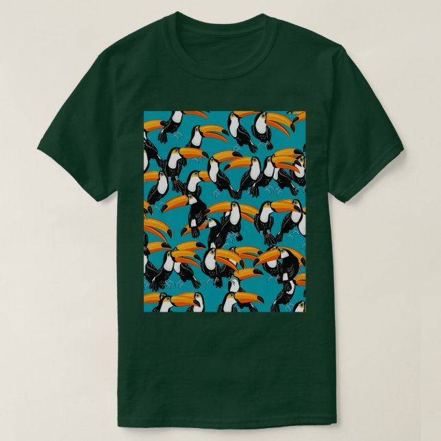Camiseta gráfico tropical (Frente do Design)