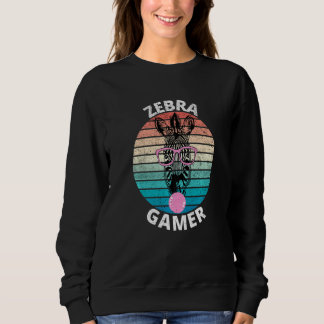 Camiseta Gráfico Zebra Gamer para Gamers Crianças Homens & 