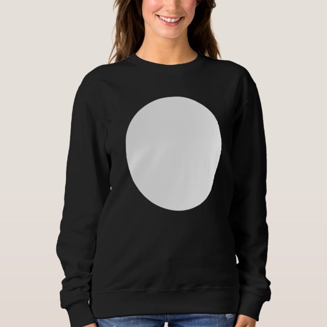 Camiseta Gráficos Abstrato Impressos em Círculo Branco (Frente)