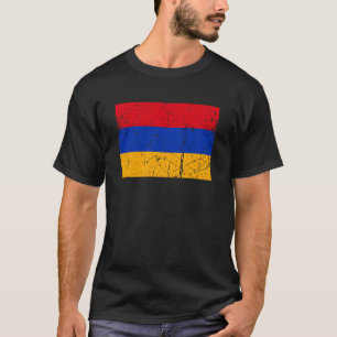 Camiseta Gráficos da Bandeira da Armênia para Homens Mulher