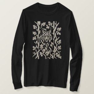 Camiseta Gráficos da Floresta de Lince