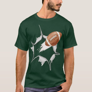 Camiseta Gráficos de Ação de Futebol