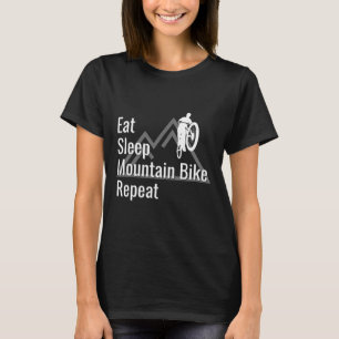 Camiseta Gráficos de Bicicleta de Montanha Entusiasta de Ci