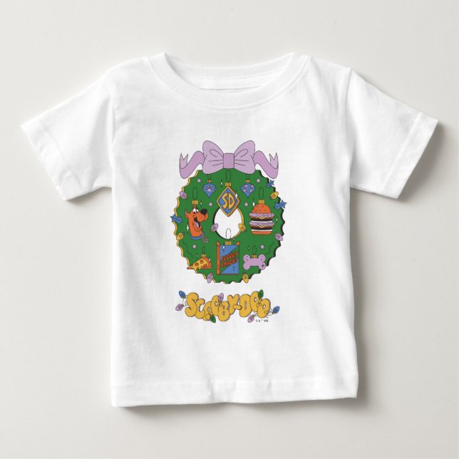 Camiseta Gráficos de Coroa de Lanche de Férias do Scooby-Do (Frente)
