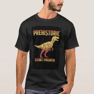 Camiseta Gráficos de Dinossauro Predador
