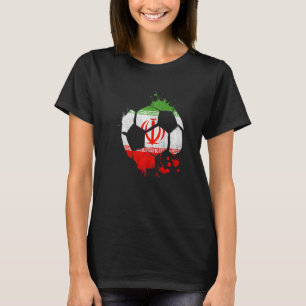 Camiseta Gráficos de Futebol do Irã Bandeira do Irã Esporte