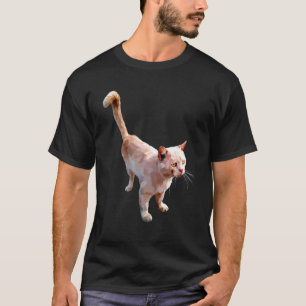 Camiseta Gráficos de Gato Fofo Colorido
