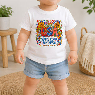 Camiseta Gráficos de Girassol para o 250º Aniversário dos E