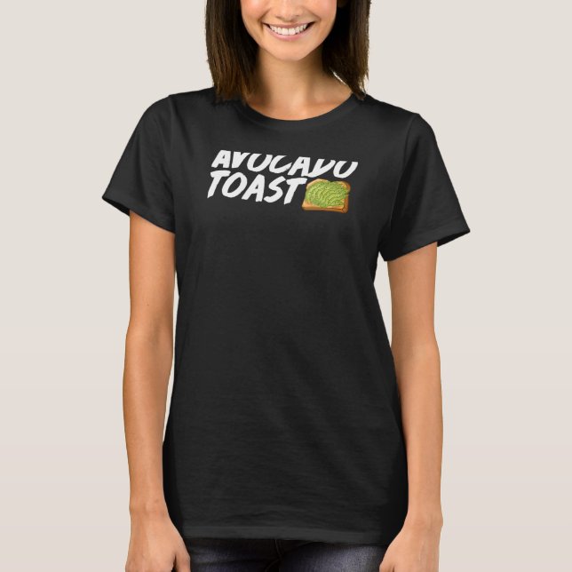 Camiseta Gráficos de Ilustração de Brinde Avocado (Frente)