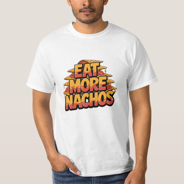Camiseta Gráficos de Lover Engraçado e Nacho Negrito (Frente)