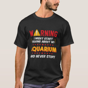 Camiseta Gráficos de Piada de Coletor de Peixes de Aquário