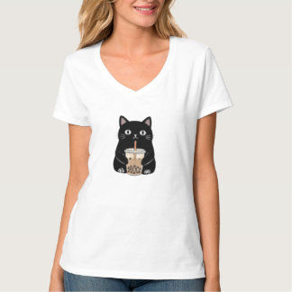 Camiseta Gráficos de Saltando por Café