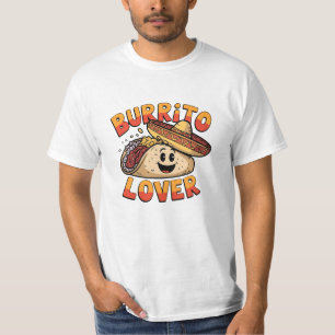 Camiseta Gráficos do Burrito Burrito Engraçado e Escuro