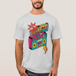 Camiseta gráficos dos anos 90