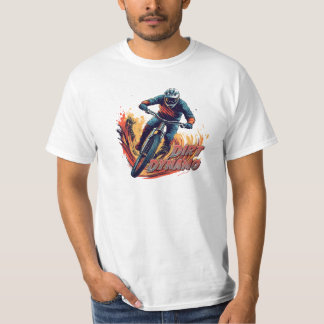 Camiseta Gráficos e Texto de Downhill
