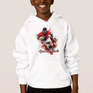 Camiseta Gráficos e Texto para Fãs de Futebol