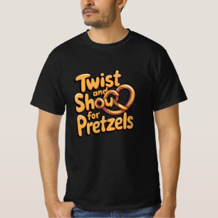Camiseta Gráficos Engraçado e Negrito Pretzel Lover