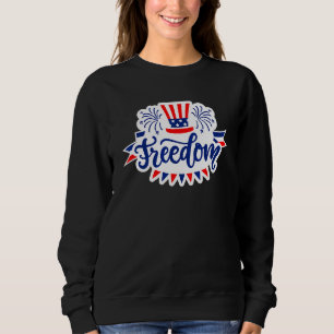 Camiseta Gráficos Felizes Do 4º De Julho Freedom Fireworks