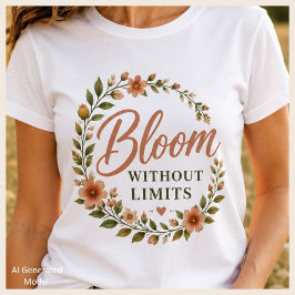 Camiseta Gráficos Femininos Inspiradores Boho para Mulheres