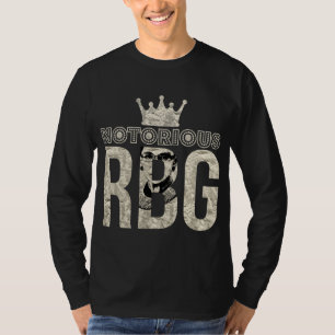 Camiseta Gráficos Feministas dos Direitos das Mulheres RBG