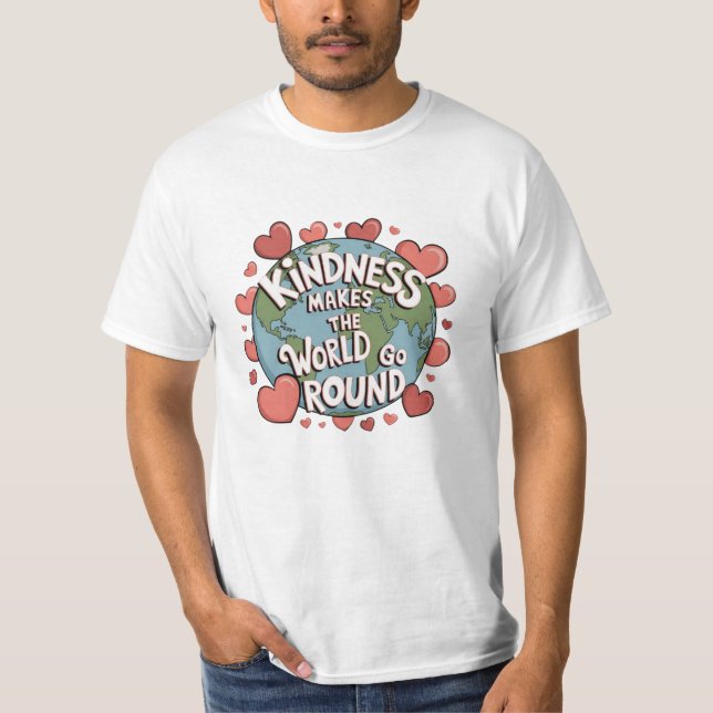 Camiseta Gráficos Inspiradores e Bold Kindness (Frente)