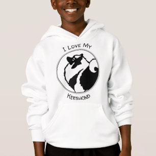 Camiseta Gráficos Keeshond - Arte de Cachorro Original