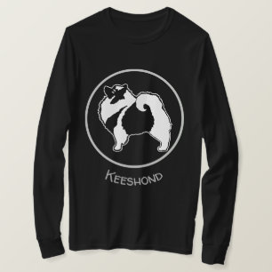 Camiseta Gráficos Keeshond - Arte de Cachorro Original