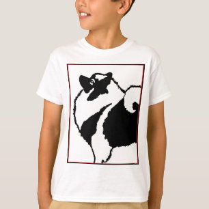 Camiseta Gráficos Keeshond - Arte de Cachorro Original