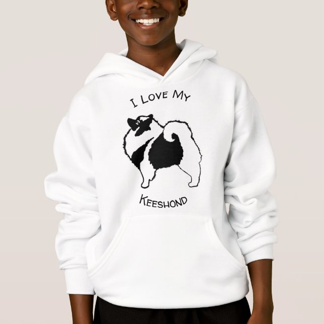 Camiseta Gráficos Keeshond - Arte de Cachorro Original (Frente)
