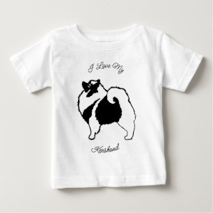 Camiseta Gráficos Keeshond - Cachorro Original Bonito - T-