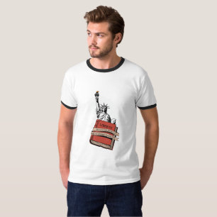 Camiseta Gráficos Liberty: Símbolos da Liberdade