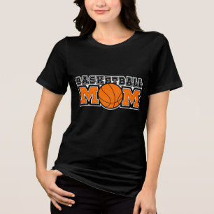 Camiseta Gráficos Loucos de Mãe de Basquete