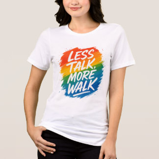 Camiseta Gráficos Motivacionais Vibrantes