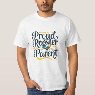 Camiseta Gráficos Quirky Rooster para Amantes de os animais
