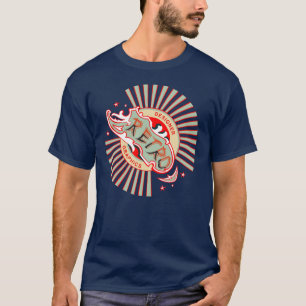 Camiseta Gráficos Retro Designer