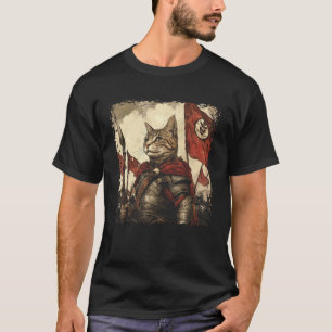 Camiseta Gráficos SPQR Império Legião Romana gato Guerreiro