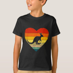 Camiseta Gráficos Temáticos de Canguru para Homens e Mulher