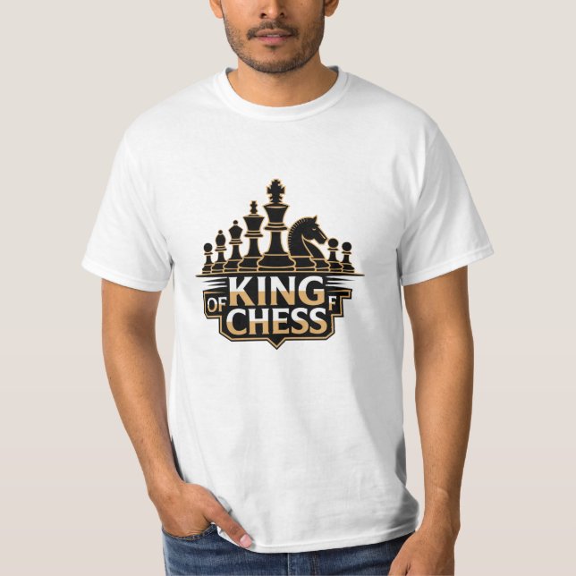 Camiseta Gráficos Whimsic para Jogadores Chess (Frente)