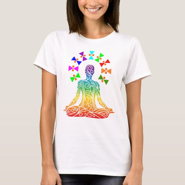 Camiseta Gráficos Yoga Day (Frente)