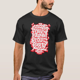 Camiseta Grafite Alphabet Hip Hop Street Wildstyle Letteri