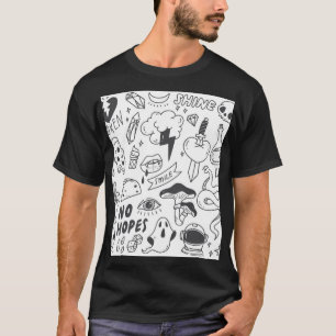 Camiseta Grafite Bonito: Conjunto de Artes de Porte.